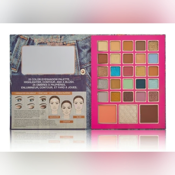 Eye and Face Palette 🎨 😍 90s Glam Book + Free Brush! - Picture 2 of 3